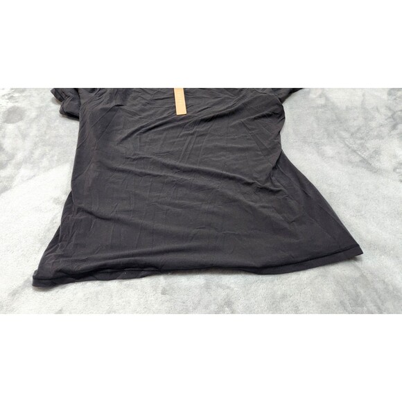 Skims Women's Size Large Onyx Black Fits Everybody Short Sleeve T-Shirt NWT - Picture 3 of 7